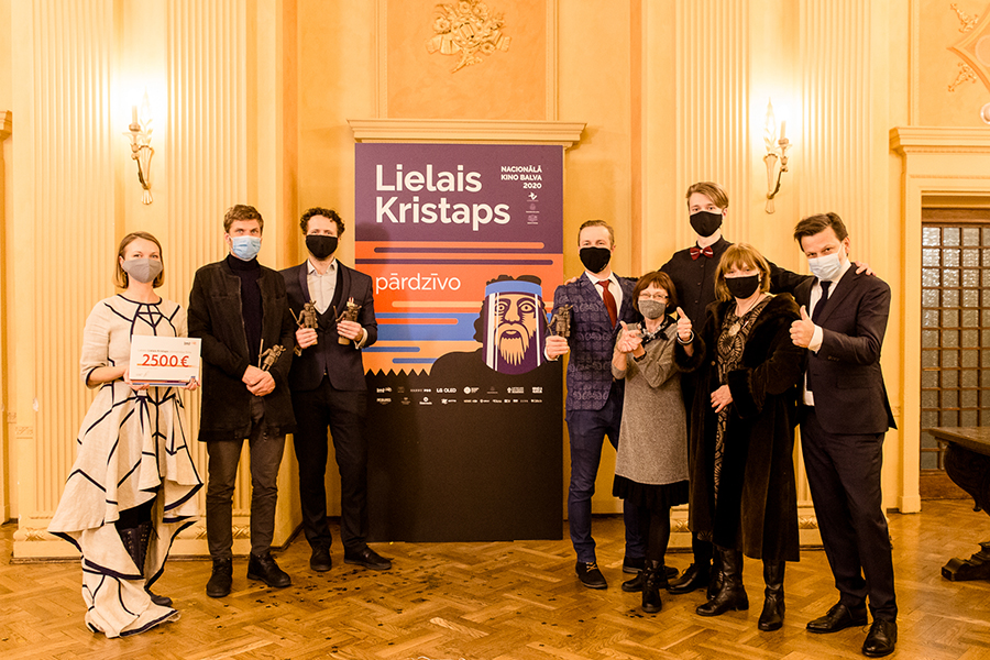 Team of Blizzard of Souls with the awards, photo: Agnese Zeltiņa