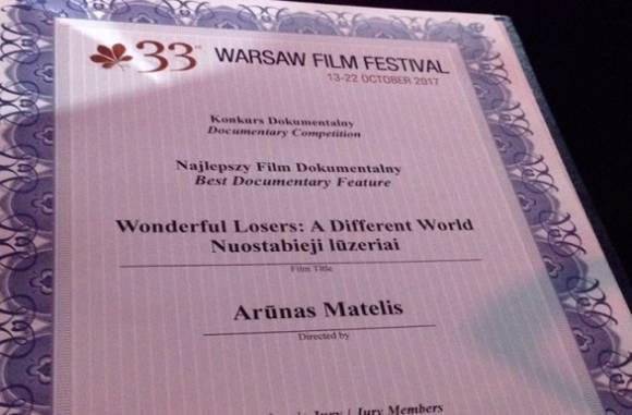 &#039;Wonderful Losers. A Different World&quot; by DGA-winner A. Matelis wins Best Documentary at Warsaw Film Festival