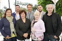 New EFP Board with Renate Rose (EFP Managing Director). From left to right: Françoise Lentz (Film Fund Luxembourg), Rafael Cabrera (ICAA, Spain), Renate Rose (Managing Director EFP), Christian J. Lemche, (Danish Film Institute), Teresa McGrane  (Irish Film Board), Cristian Hordila (Romanian Film Promotion), Martin Schweighofer (Austrian Film Commission). Not pictured: Mariette Rissenbeek (German Films) © EFP/ Kurt Krieger