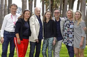 EFP Board of Directors  From left to right: Christian Juhl Lemche (Danish Film Institute), Françoise Lentz (Film Fund Luxembourg), EFP President Martin Schweighofer (Austrian Films), EFP Vice President, Mariette Rissenbeek (German Films), Marten Rabarts (EYE International) Nerina T. Kocjančič (Slovenian Film Centre), and EFP Managing Director Sonja Heinen. Not in the picture: Briony Hanson (British Council). 