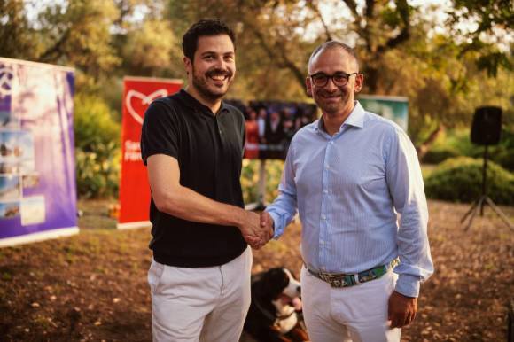 Jovan Marjanovic, director of SFF (left), Dejan Ljevnaic, head of ski resort Jahorina (right)