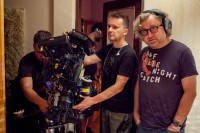 The director Jan Hřebejk with the DoP Martin Žiaran 