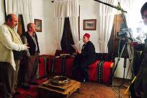 Shooting of the TV series Stories from Strumica in November 2016