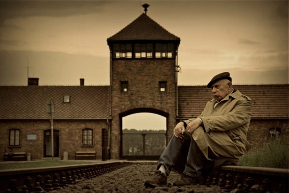 Henryk Schoenker at the Birkenau