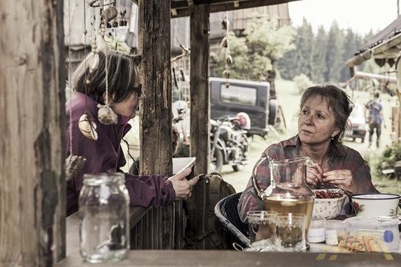 Agnieszka Holland and Agnieszka Mandat (Duszejko)