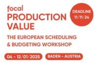 PRODUCTION VALUE 2025 – The European Scheduling and Budgeting Workshop