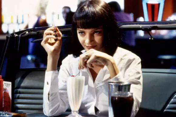 Uma Thurman in Pulp Fiction by Quentin Tarantino (1994)